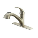 OakBrook Pacifica One Handle Brushed Nickel Pull-Out Kitchen Faucet