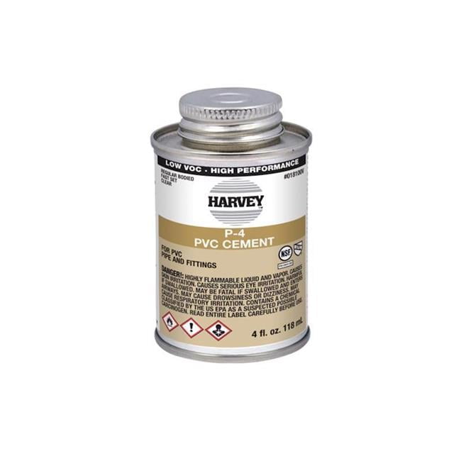 Oatey Harvey Clear Cement For PVC 4 oz