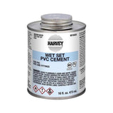 Oatey Harvey Blue Cement For PVC 16 oz