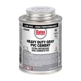 Oatey Gray Cement For PVC 8 oz