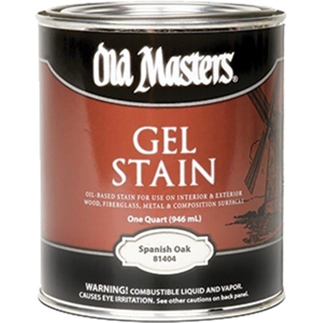 Old Masters Semi-Transparent Spanish Oak Oil-Based Alkyd Gel Stain 1 qt