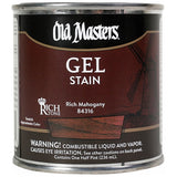 Old Masters Semi-Transparent Rich Mahogany Oil-Based Alkyd Gel Stain 0.5 pt