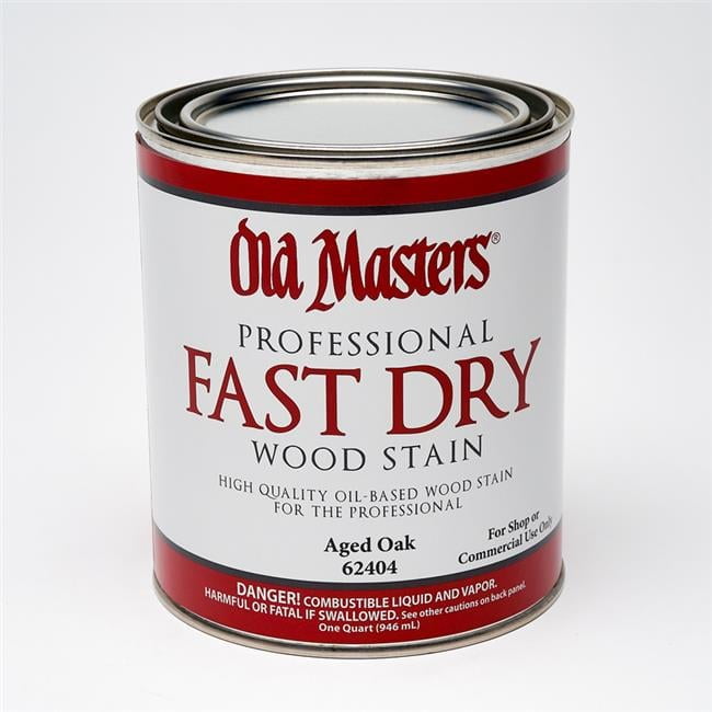 Old Masters Semi-Transparent Aged Oak Oil-Based Alkyd Fast Dry Wood Stain 1 qt