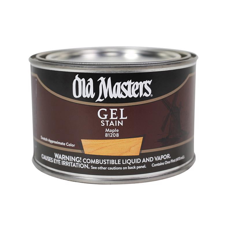 Old Masters Semi-Transparent Maple Oil-Based Alkyd Gel Stain 1 pt