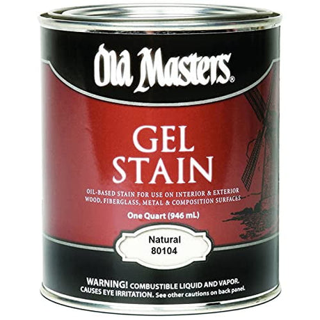 Old Masters Semi-Transparent Natural Oil-Based Alkyd Gel Stain 1 qt