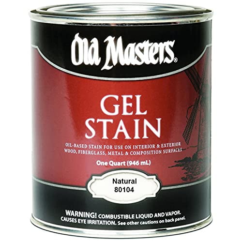 Old Masters Semi-Transparent Natural Oil-Based Alkyd Gel Stain 1 qt