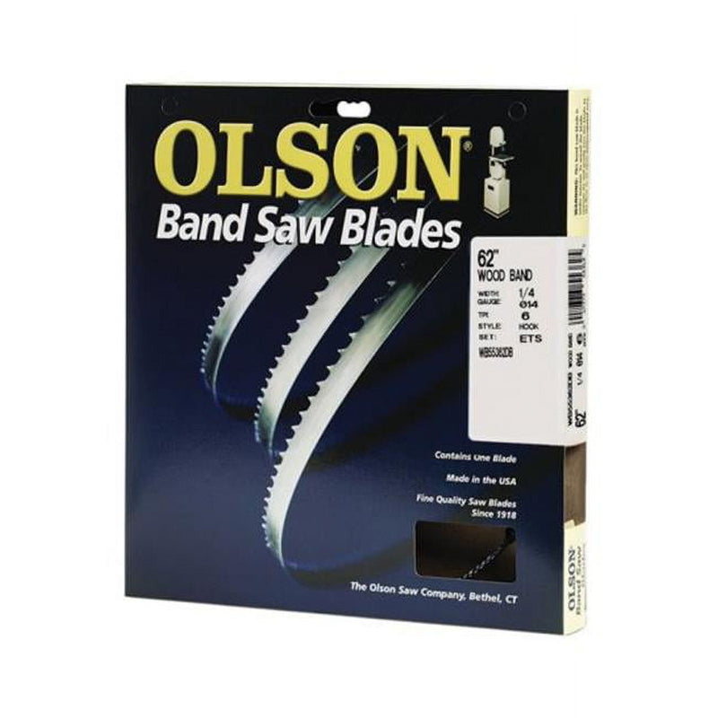 Olson 62 in. L X 0.3 in. W Carbon Steel Band Saw Blade 6 TPI Hook teeth 1 pk