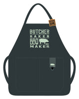 Open Road Brands Butcher Baker BBQ Maker Butcher Baker BBQ Maker Apron Canvas 1 pk