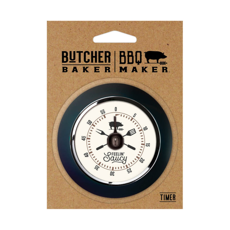 Open Road Brands Butcher Baker BBQ Maker Feelin' Saucy Timer Metal/Plastic 1 pk