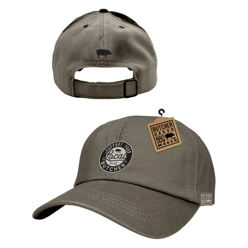 Open Road Brands Butcher Baker BBQ Maker Support Your Local Butcher Cap Cotton 1 pk