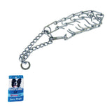 PDQ Silver Chain Dog Pinch Collar Medium/Large