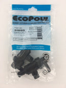 Flair-It Ecopoly 1/2 in. PEX Crimp X 3/8 in. Compression Plastic Quarter Turn Angle Stop Valve