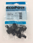 Flair-It Ecopoly 1/2 in. Crimp X 1/2 in. Crimp Plastic Shut-Off Valve