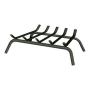 Panacea Open Hearth Black Matte Steel Fireplace Grate