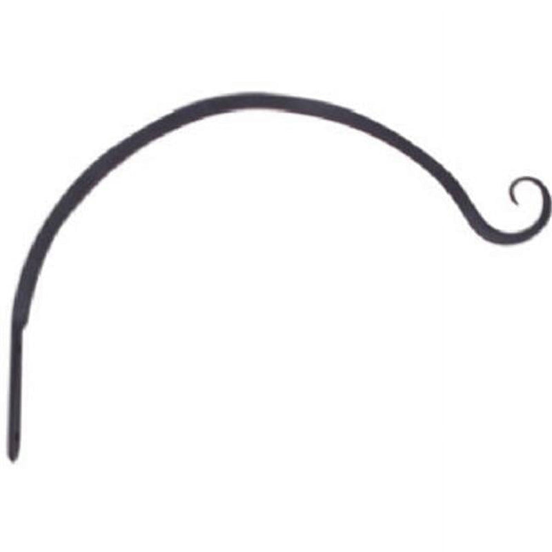 Panacea Black Wrought Iron 7 in. H Curved Plant Hook 1 pk