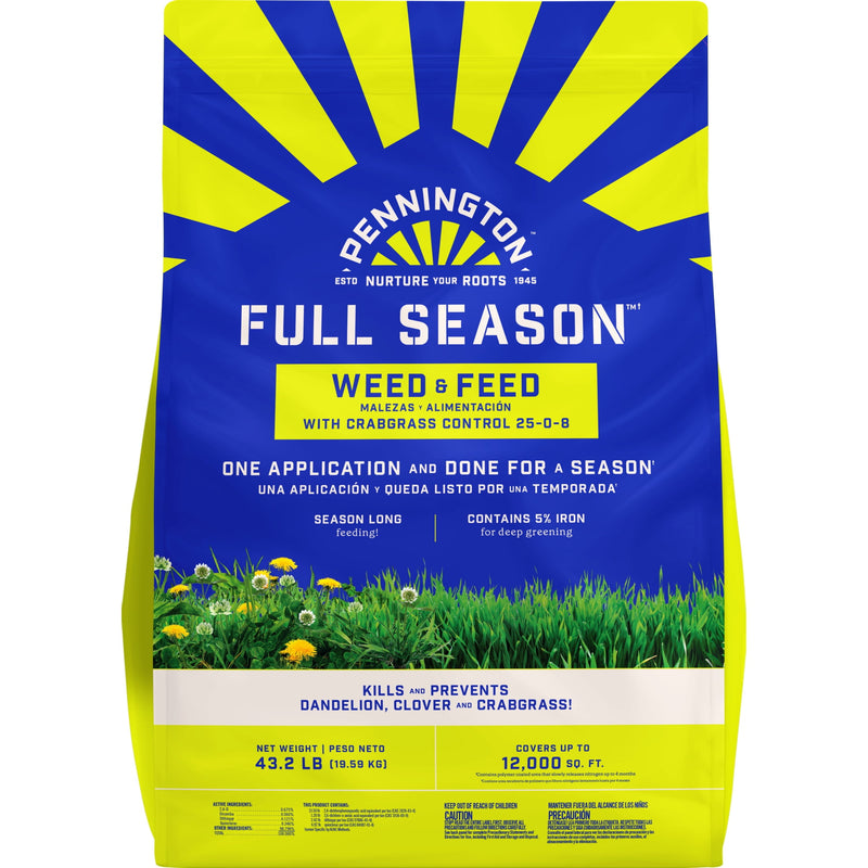 Pennington Full Season Slow-Release Nitrogen Lawn Fertilizer For All Grasses 12000 sq ft