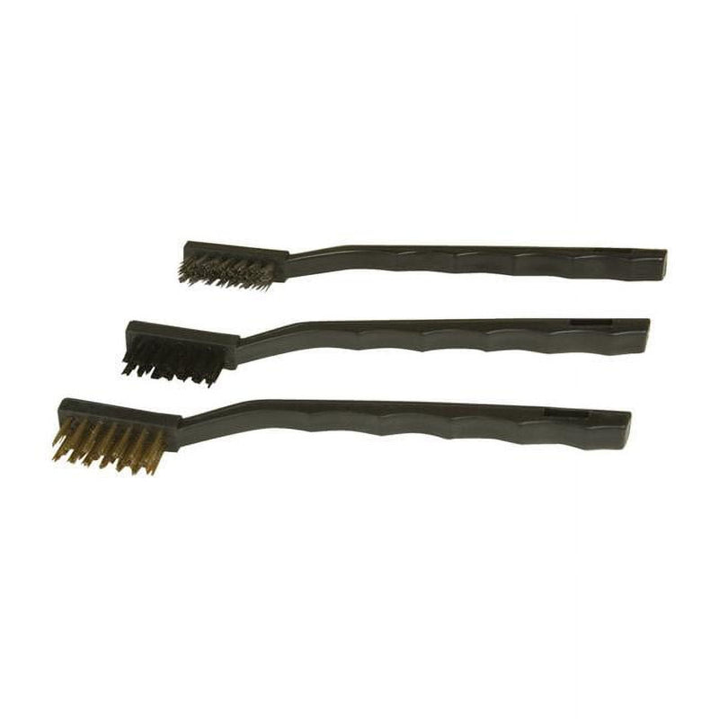 Performance Tool 6.7 in. Stiff Detail Brush set 3 pk