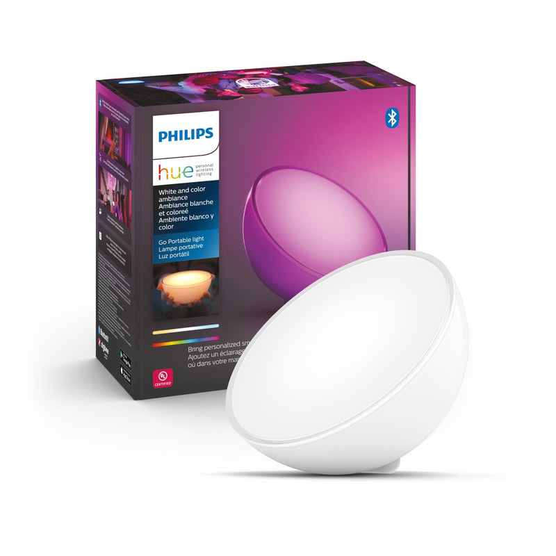 Philips Hue 8.27 in. White Portable Table Lamp