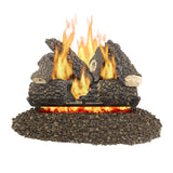Pleasant Hearth Arlington Ash Fireplace Log Set Unlimited hr 56 lb