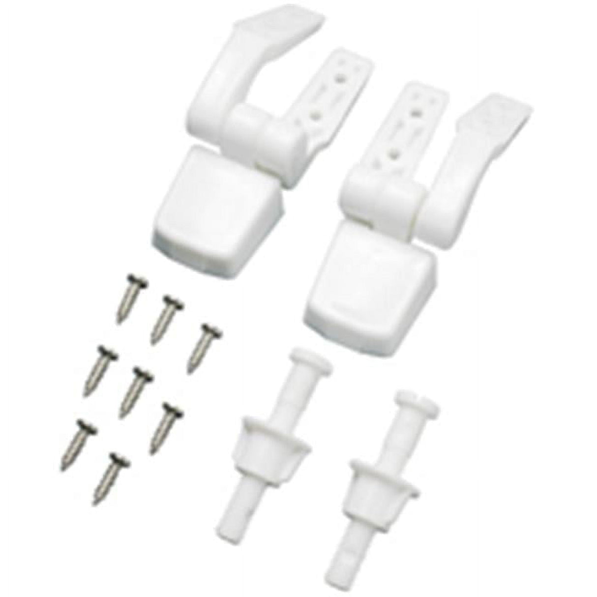 Plumb Pak Toilet Seat Hinge White Plastic For Universal