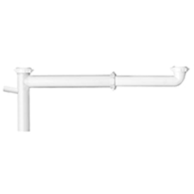 Plumb Pak 1-1/2 in. D X 20 in. L Plastic Continuous Waste End Outlet