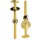 Plumb Pak Toilet Bolt Set Gold Brass Plated Brass For Universal