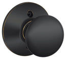 Schlage Plymouth Aged Bronze Dummy Knob Right or Left Handed