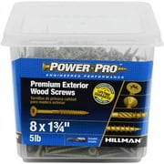 HILLMAN Power Pro No. 8 in. X 1-3/4 in. L Bronze Star Flat Head Premium Deck Screws 5 lb 877 pk