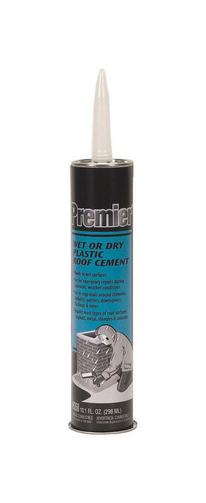 Premier Black Asphalt Wet/Dry Surface Roof Cement 10.1 oz