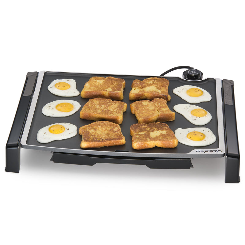 Presto Tilt-n-Fold 15-3/16 in. L X 19 in. W Aluminum Nonstick Surface Griddle