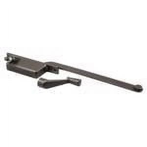 Prime-Line Bronze Steel Left Single-Arm Casement Window Operator For Steel Framed Windows