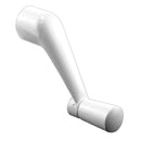Prime-Line Painted White Zinc Swivel Operator Crank Handle For Universal