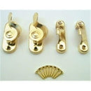 Prime-Line Brass-Plated Gold Steel Sash Lock 1 pk