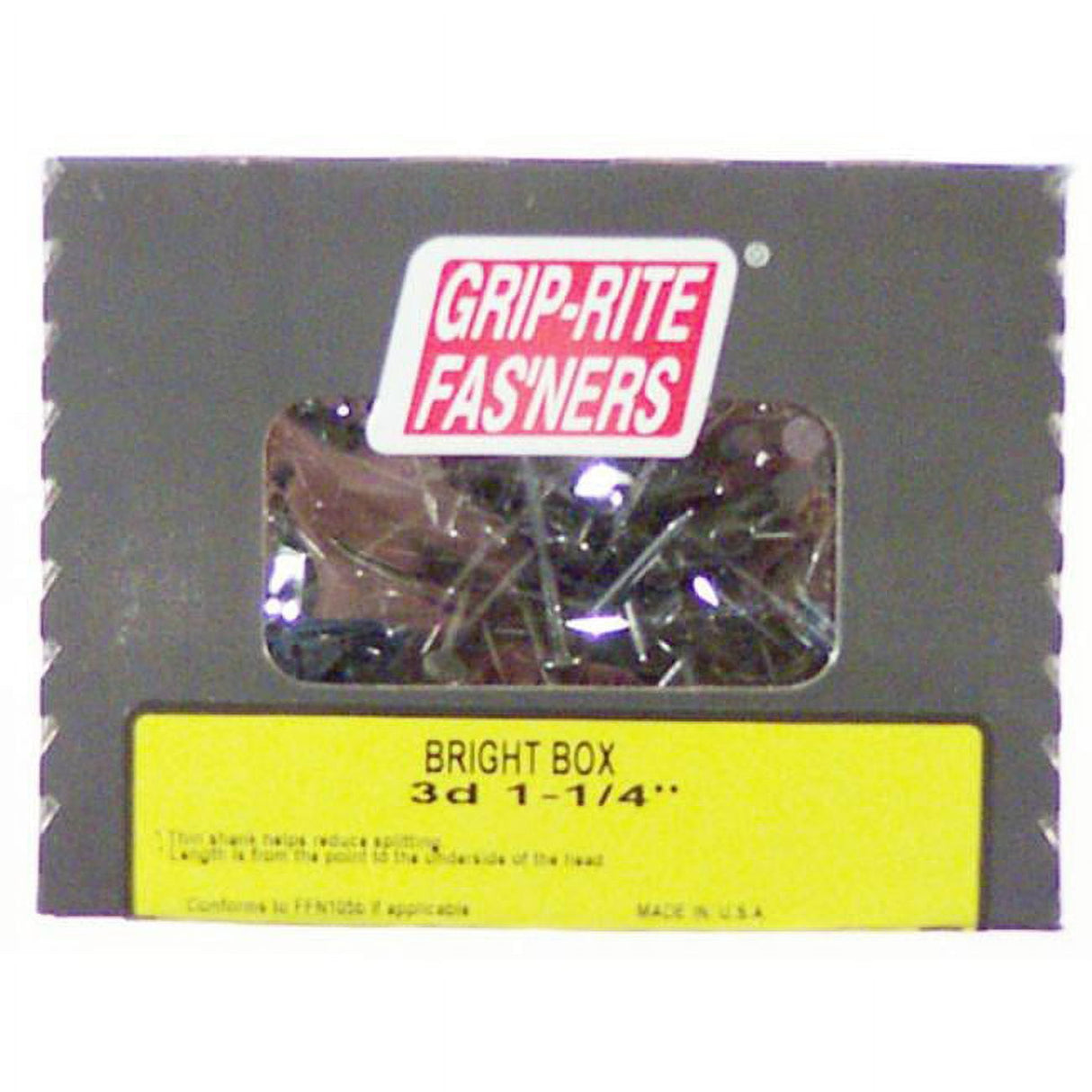 Grip-Rite 6D 2 in. Box Bright Steel Nail Round Head 1 lb