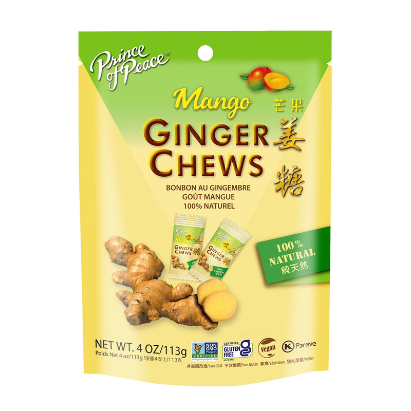 Prince of Peace Mango and Ginger Chews 4 oz