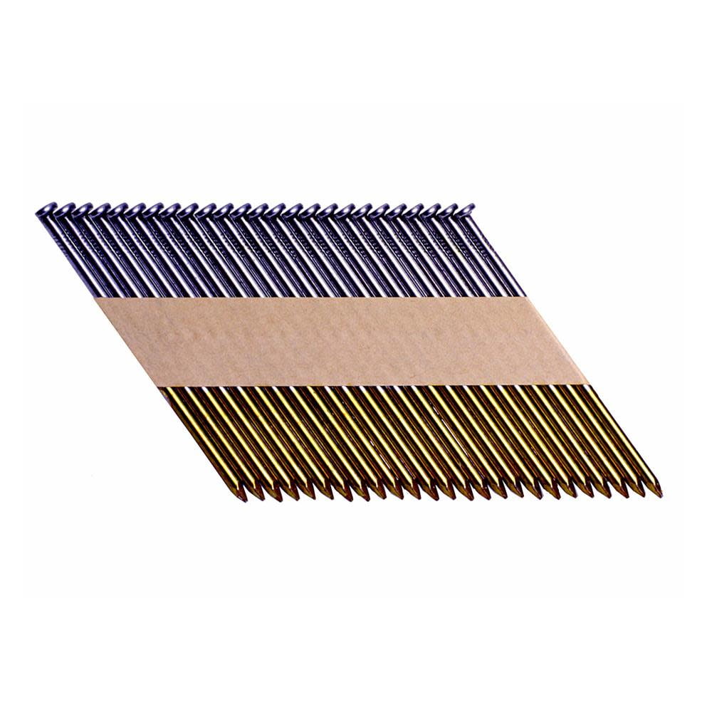 Grip-Rite 2-3/8 in. L Angled Strip Bright Framing Nails 30 deg 2500 pk