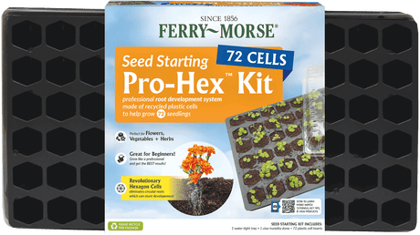 Ferry-Morse Pro-Hex 72 Cells 2.25 in. H X 1.5 in. W X 1.5 in. L Seed Starting Kit 1 pk