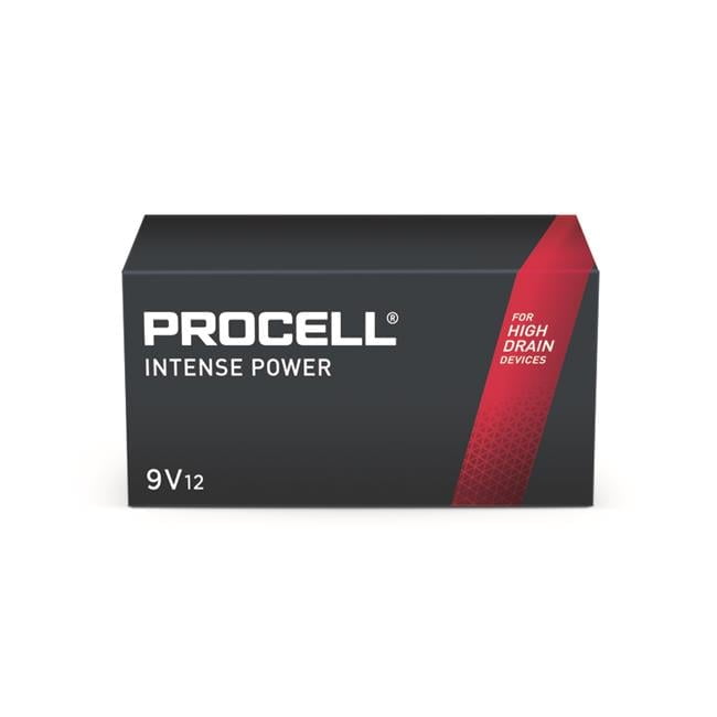 Procell Intense Alkaline 9-Volt 9 V 0.628 mAh Primary Battery PX1604 12 pk