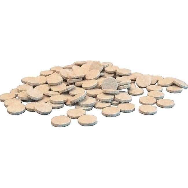 Projex Felt Self Adhesive Protective Pad Beige Round 3/4 in. W 20 pk