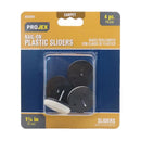 Projex White 1-1/4 in. Nail-On Plastic Sliders 4 pk