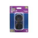 Projex Rubber Leg Tip Black Round 1-1/2 in. W 2 pk