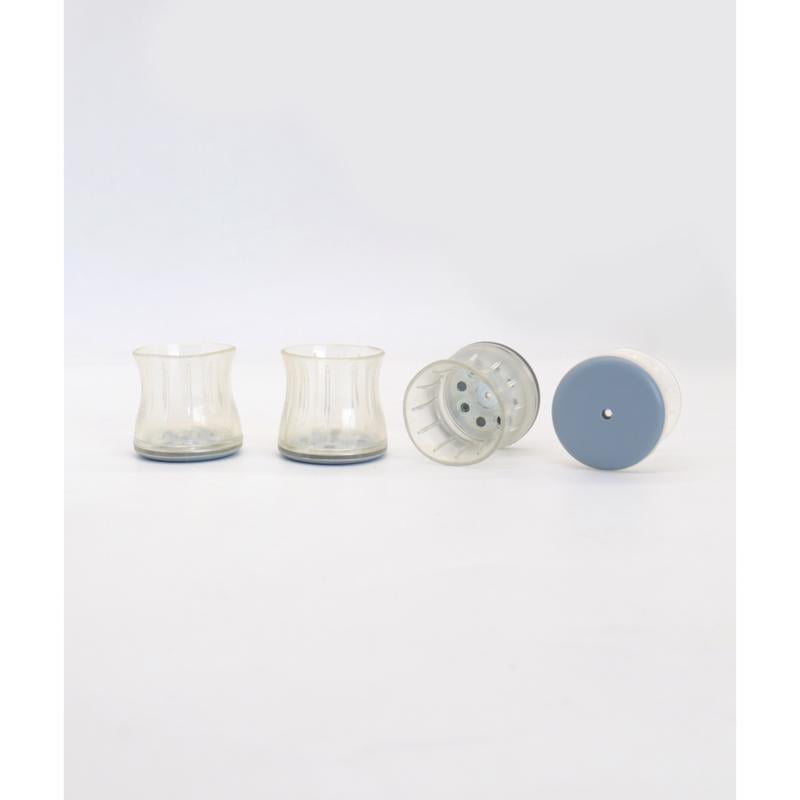 Projex Gray 1-1/4 in. Push-On Polymer Chair Glide 4 pk