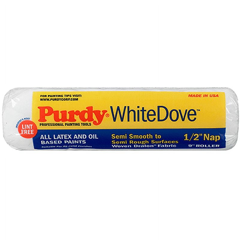 Purdy White Dove Woven Fabric 9 in. W X 3/4 in. Paint Roller Cover 1 pk