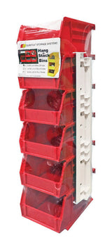 Quantum Storage 4-1/8 in. W X 2-13/16 in. H Tool Storage Bin Polypropylene Red