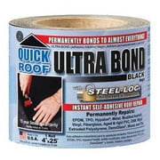 Quick Roof Ultra Bond 4 in. W X 25 ft. L Tape Self-Adhesive Roof Repair Black