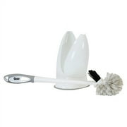 Quickie Home Pro 3.5 in. W Plastic/Rubber Handle Brush and Caddy