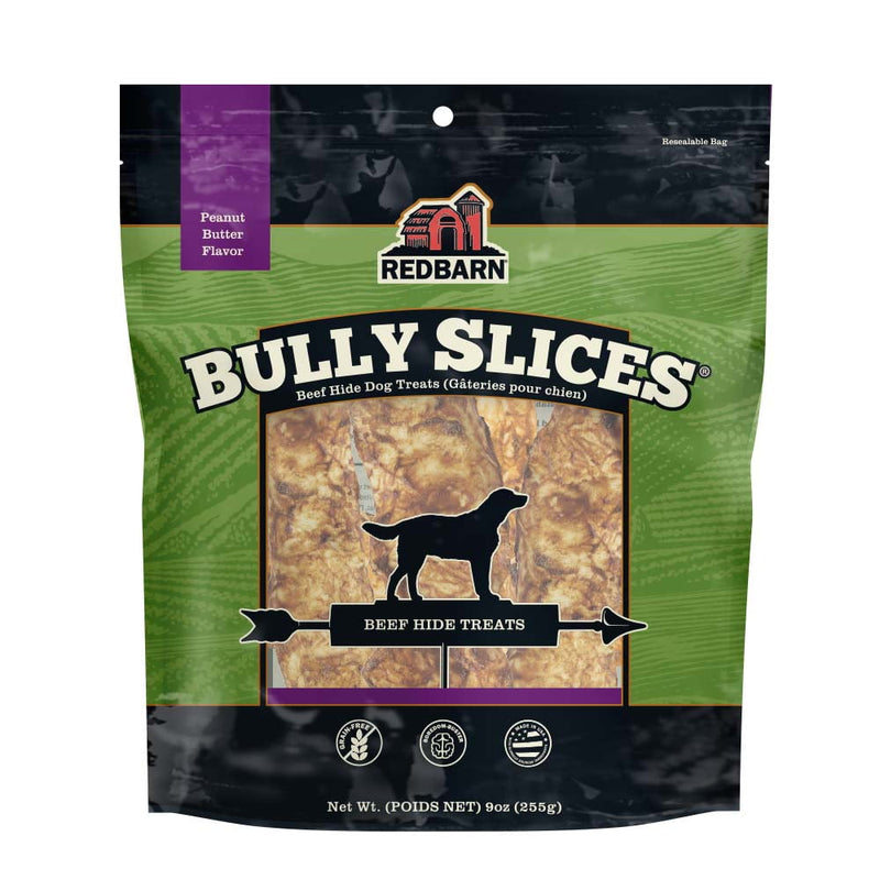 Redbarn Bully Slices Peanut Butter Grain Free Treats For Dogs 9 oz 1 pk