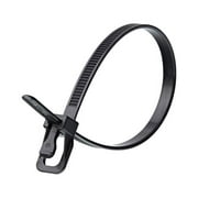 RETYZ WorkTie 18 in. L Black Cable Tie 20 pk