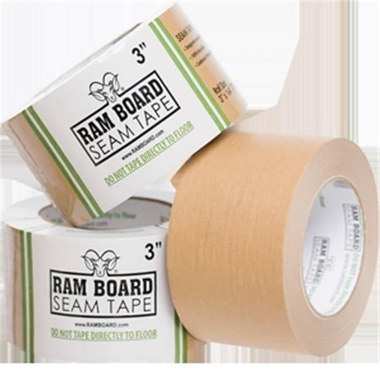 Ram Board Seam Tape 3 in. W X 164 in. L Orange High Strength Masking Tape 1 pk