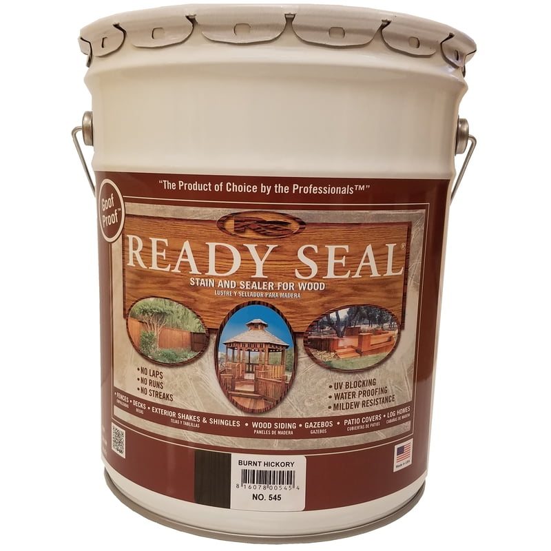 Ready Seal Goof Proof Semi-Transparent Flat Burnt Hickory Oil-Based Penetrating Wood Stain/Sealer 5